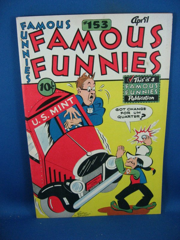 FAMOUS FUNNIES 153 F VF SCARLETT O NEILL BUCK ROGERS 1947