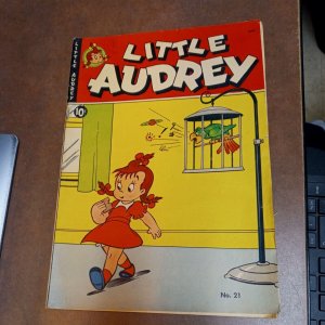 Little Audrey #21 st john comics 1952 Golden Age PARROT WANTS A CRACKER COVER