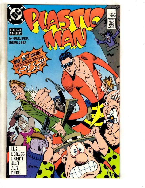 11 DC Comics Plastic Man 1 2 3 4 Outsiders 27 28 Peacemaker 1 Stranger 1 - 4 JC4