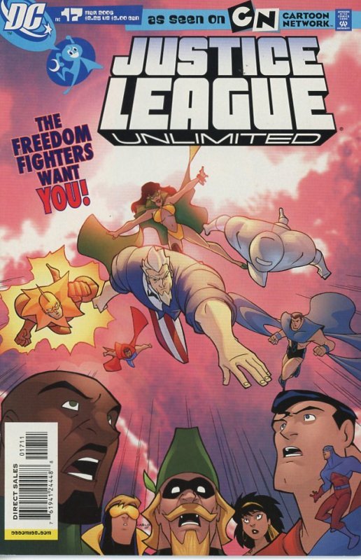 Justice League Unlimited 17  VF  2006  Freedom Fighters!