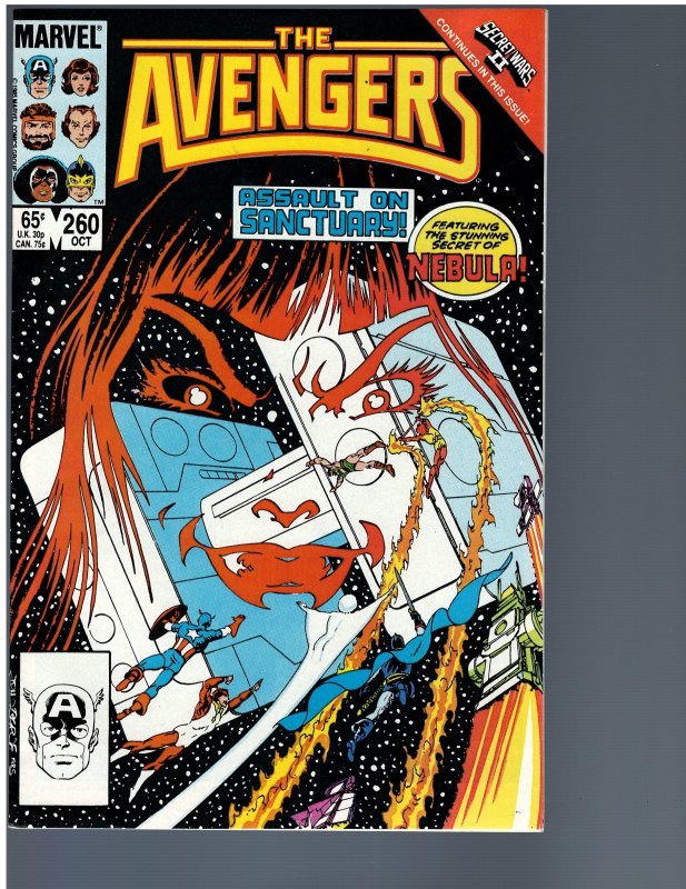 Avengers #260 (1985) - Key Nebula Origin