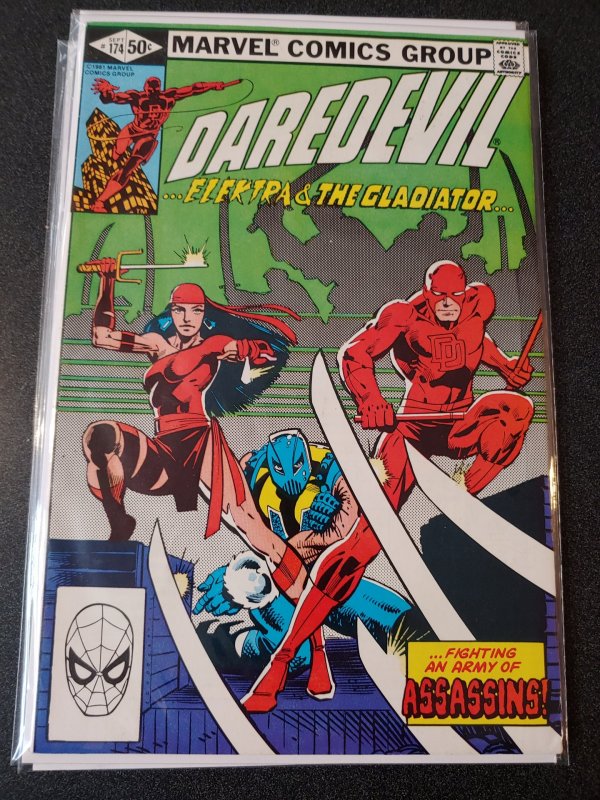 DAREDEVIL #174  FRANK MILLER 1st Appearance of HAND