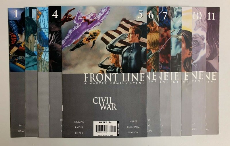 Civil War Front Line #1-11 Set (Marvel 2006) Paul Jenkins (7.0-9.0)