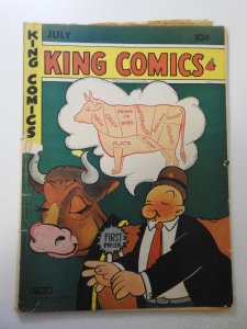 King Comics #111 (1945) GD Condition cover detached