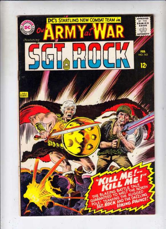 Our Army at War #163 (Feb-66) FN/VF- Mid-High-Grade Easy Company, Sgt. Rock