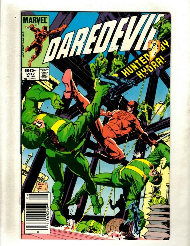 10 Daredevil Marvel Comic Books #207 208 209 213 214 215 216 217 218 220 HY2