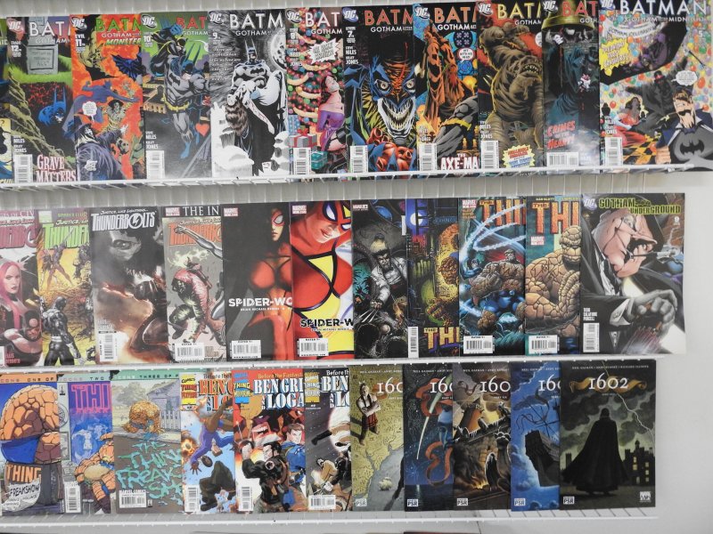 Huge Lot of 200+ Comics W/ Thor, Batman, The Thing! Avg. VF Condition!