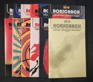 Rorschach 12PC #1-10,12 - Missing #11, 2x #1, Jorge Fornes Cover (9.2ob) 2020
