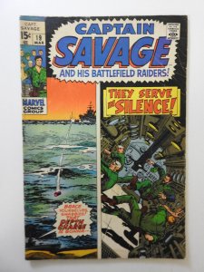 Captain Savage #19 (1970) GD/VG Condition!