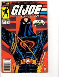 GI Joe # 100 FN Marvel Comic Book Cobra Commander Duke Storm Shadow Snake J295