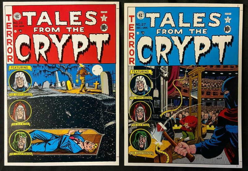 TALES FROM THE CRYPT PORTFOLIO 30 COVERS 13.5 x 10 1979 