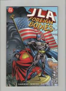 JLA - Foreign Bodies Trade Paperback - 1999 (Grade 9.2) WH