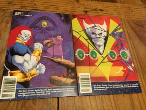 Thanos Quest 1 & 2   Complete Series Set Lot   Starlin   52 Pages Each