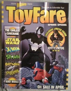 TOY FARE Promo poster, Spider-man, 19x25, 1997, Unused, more Promos in store