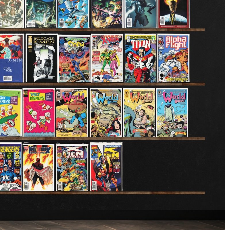 Huge Lot 150+ Comics with X-Men, Will To Power, The Avengers & More!