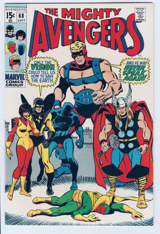The Avengers #68 (1969) NM