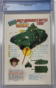 G.I. Joe: A Real American Hero #1 1982 CGC 9.8 Marvel Comic