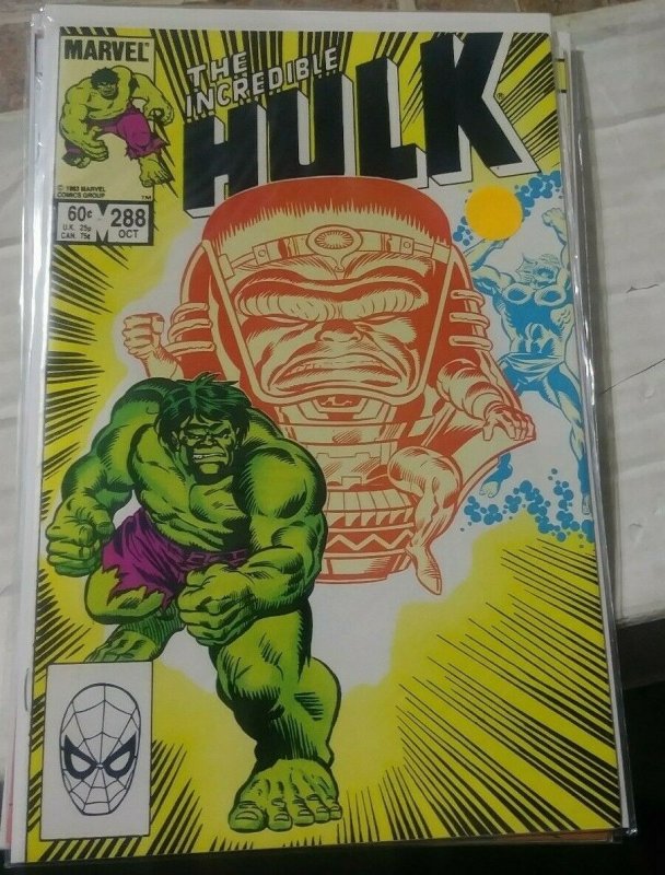 Incredible Hulk  # 288 1983 marvel  THUNDERBOLT ROSS MODOK ABOMINATION GREEN  