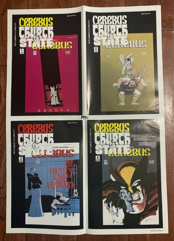 1991 CEREBUS Church & State Poster 16x22 Promo Poster FVF 7.0 Wolveroach