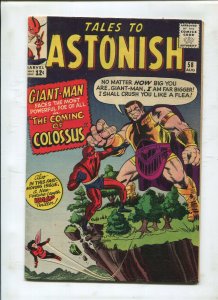 TALES TO ASTONISH #58 (7.5) THE COMING OF COLOSSUS