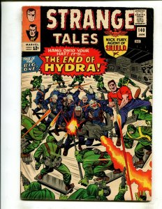 STRANGE TALES #140 (5.5) THE END OF HYDRA!! 1965