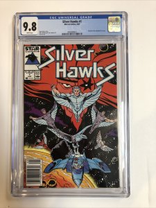 Silver Hawks (1987) # 1 (CGC 9.8 WP) 1st App | Rarer Newsstand