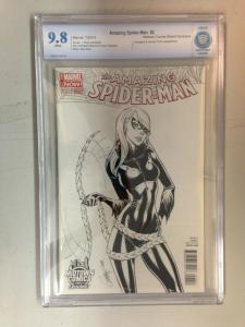 Amazing Spider-Man 2 Midtown B&W Exclusive (2014) CBCS 9.8 Campbell Cover