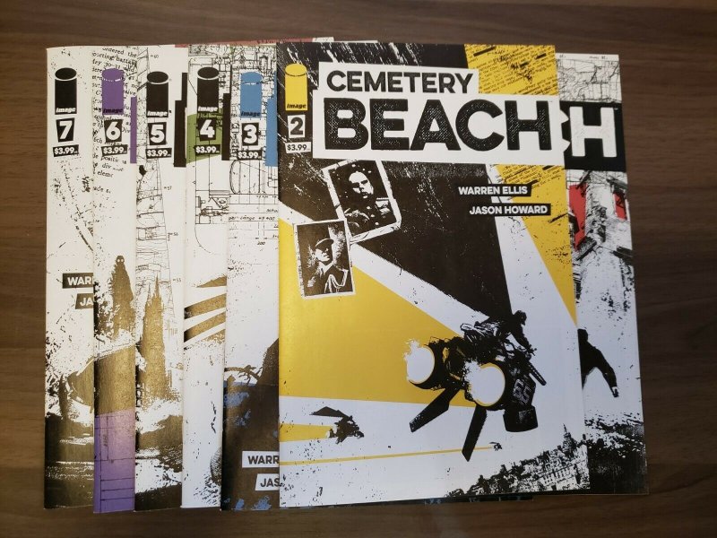 Cemetery Beach (Image 2018) #1-7 1 2 3 4 5 6 7 SET | Warren Ellis Jason Howard 