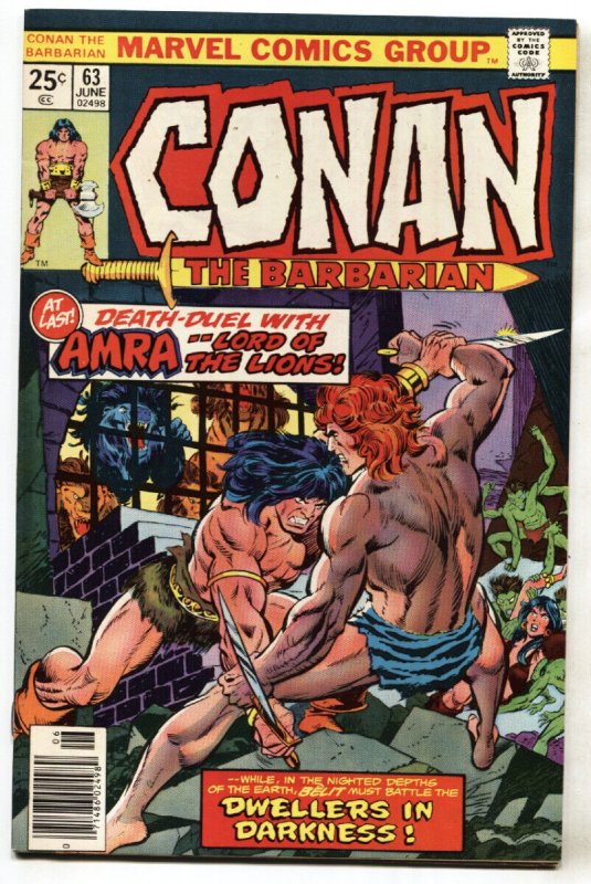 Conan The Barbarian #63-comic book-Marvel-1976-NM-