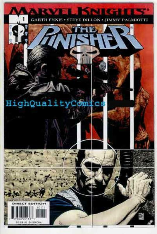 PUNISHER #1 2 3 4 5 6 7-37, NM, Garth Ennis, Palmiotti, 2001, Steve Dillon, 1-37