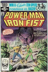 Power Man and Iron Fist #75 Heroes for Hire Master Khan FN+