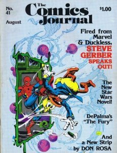 ORIGINAL Vintage 1978 Comics Journal Magazine #41 Spider-Man Howard the Duck