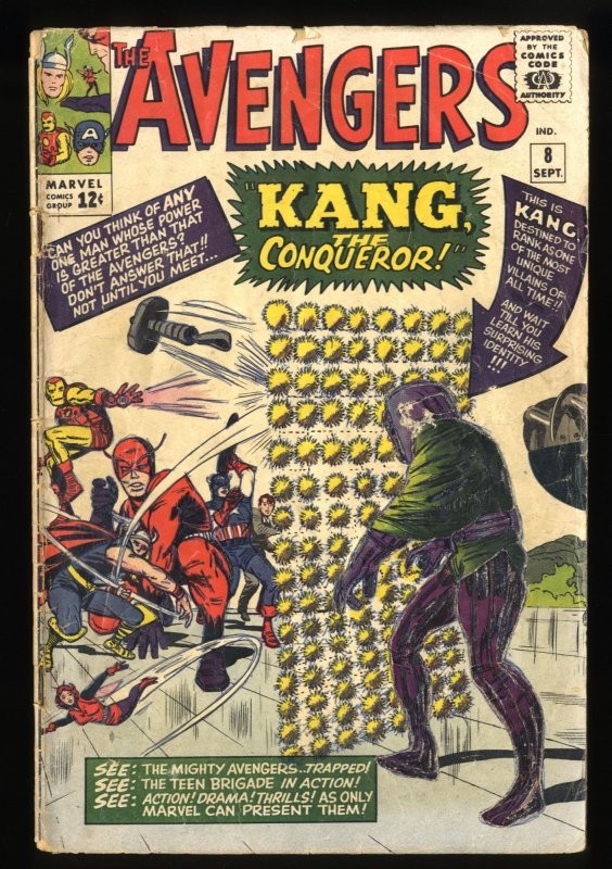 Avengers #8 Fair 1.0 1st Appearance Kang!