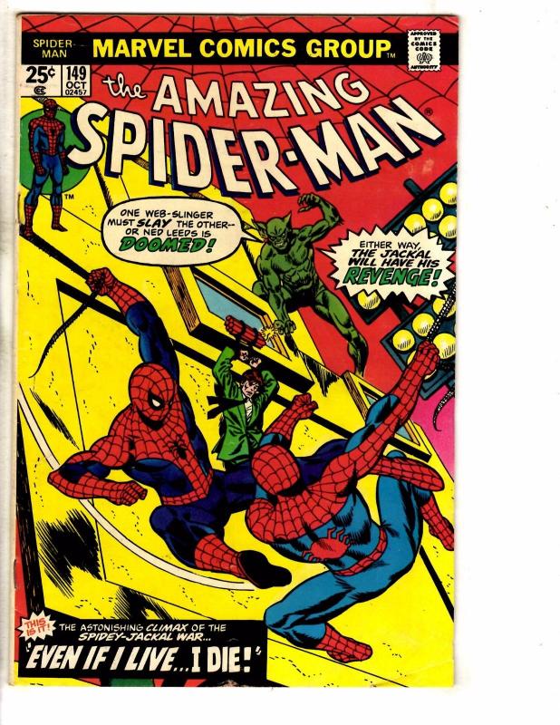 Amazing Spider-Man # 149 VG/FN Marvel Comic Book Goblin MJ Vulture Gwen J272