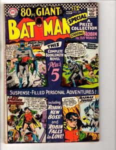 Batman # 185 FN DC Silver Age Comic Book Poison Ivy Robin Joker Gotham CR9