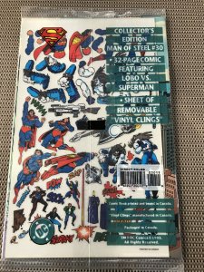 SUPERMAN MAN OF STEEL #30 : DC 2/94 NM; LOBO Polybag Colorforms edition, sealed