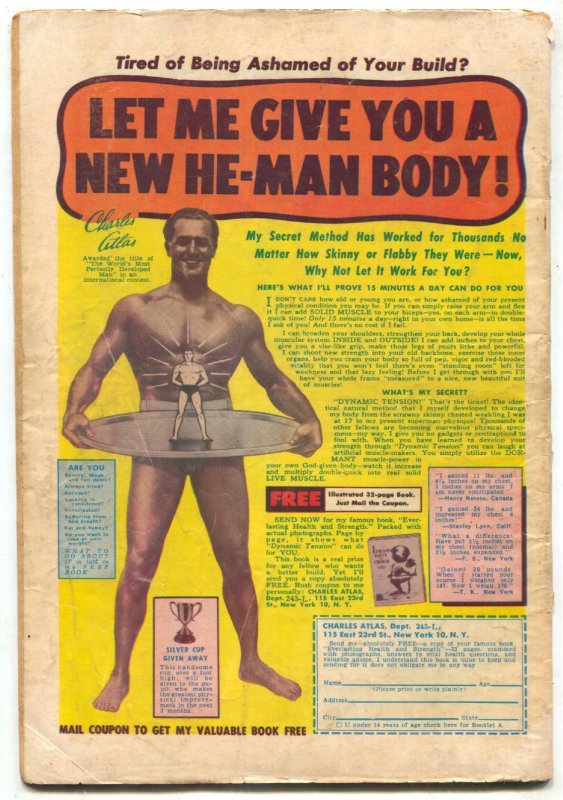 Prize Comics Western #108 1954- AMERICAN EAGLE G-