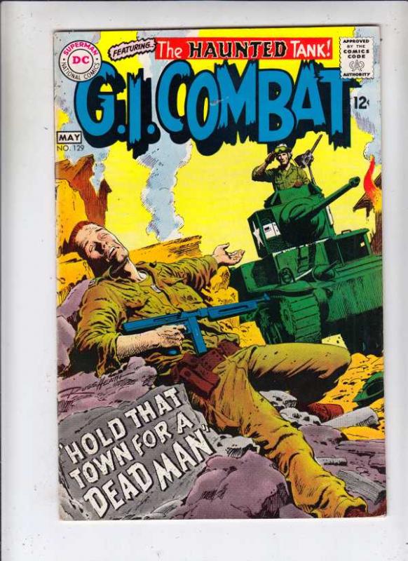 G.I. Combat #129 (May-68) VF High-Grade The Haunted Tank