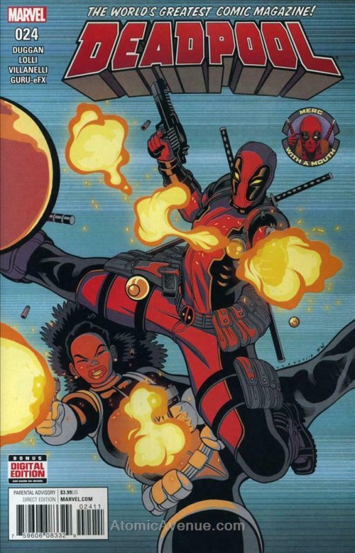 Deadpool (5th Series) #24 VF/NM; Marvel | save on shipping - details inside