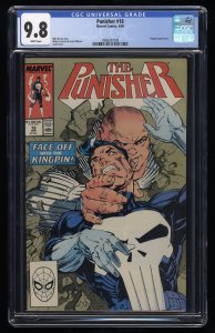 Punisher #18 CGC NM/M 9.8 White Pages Kingpin Appearance!