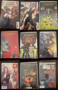 Lot of 9 Comics (See Description) The Unsound, Captain America, The Variants,...