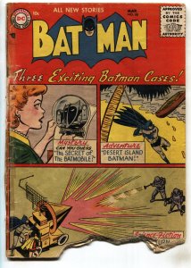 Batman #98 1956- Secret of the Batmobile-DC Silver Age P 