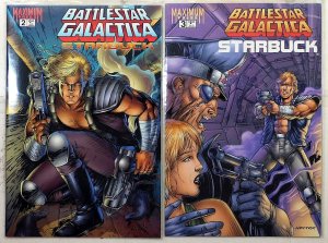 Battlestar Galactica: Starbuck Lot of 2 #2, 3 (1996) Maximum Press Comic Books