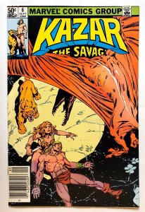 Ka-Zar the Savage #6 Newsstand (Sept 1981, Marvel) 6.5 FN+