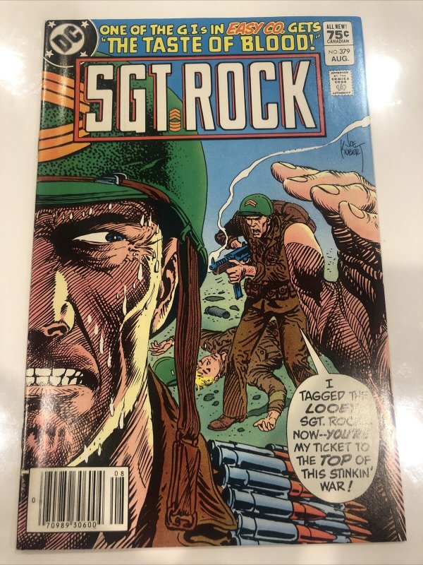 SGT Rock (1983) # 379 (FN/VF) Canadian Price Variant • CPV • Joe Kubert • DC