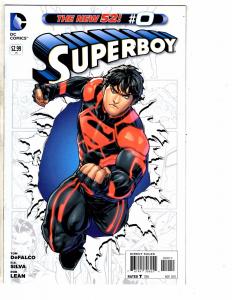 Lot Of 8 Superboy DC Comic Books #0 1 (2) 2 3 4 5 6 + Annual 1 NEW 52 Batman RC2