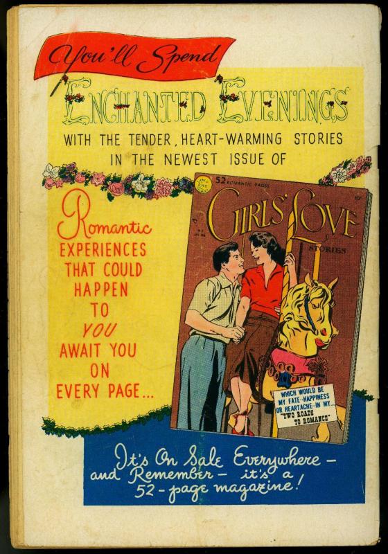 Girls Romances #7 1951-1st drawn cover- DC Romance VG-