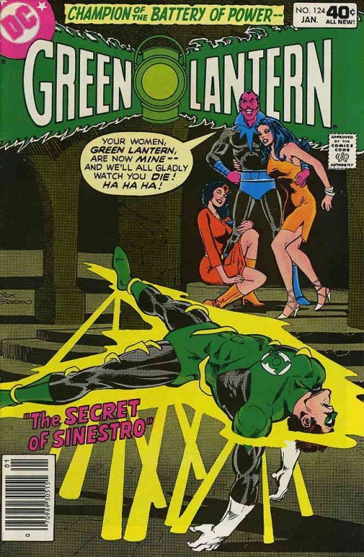 Green Lantern (2nd Series) #124 FN ; DC | January 1980 Sinestro