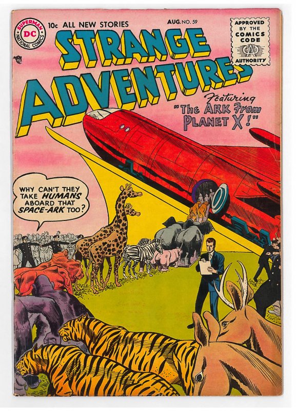 Strange Adventures (1950 1st Series) #59 VG, The Ark from Planet X