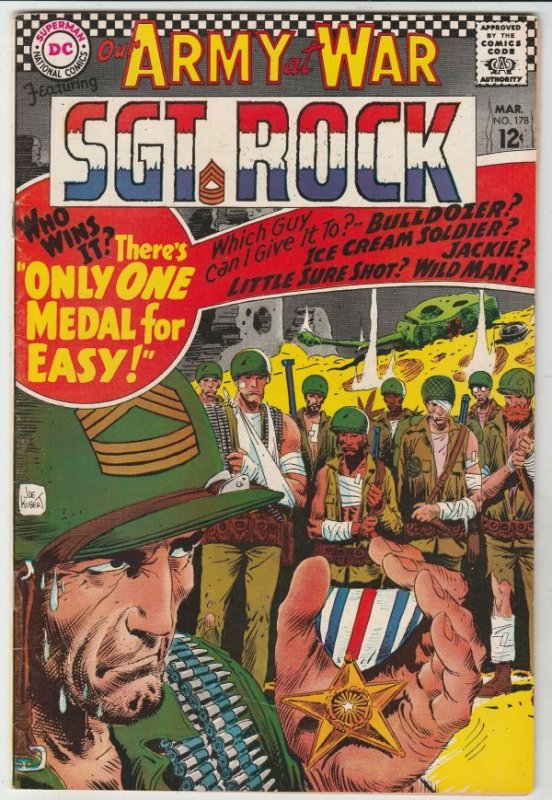 Our Army at War #178 (Mar-67) NM- High-Grade Easy Company, Sgt Rock